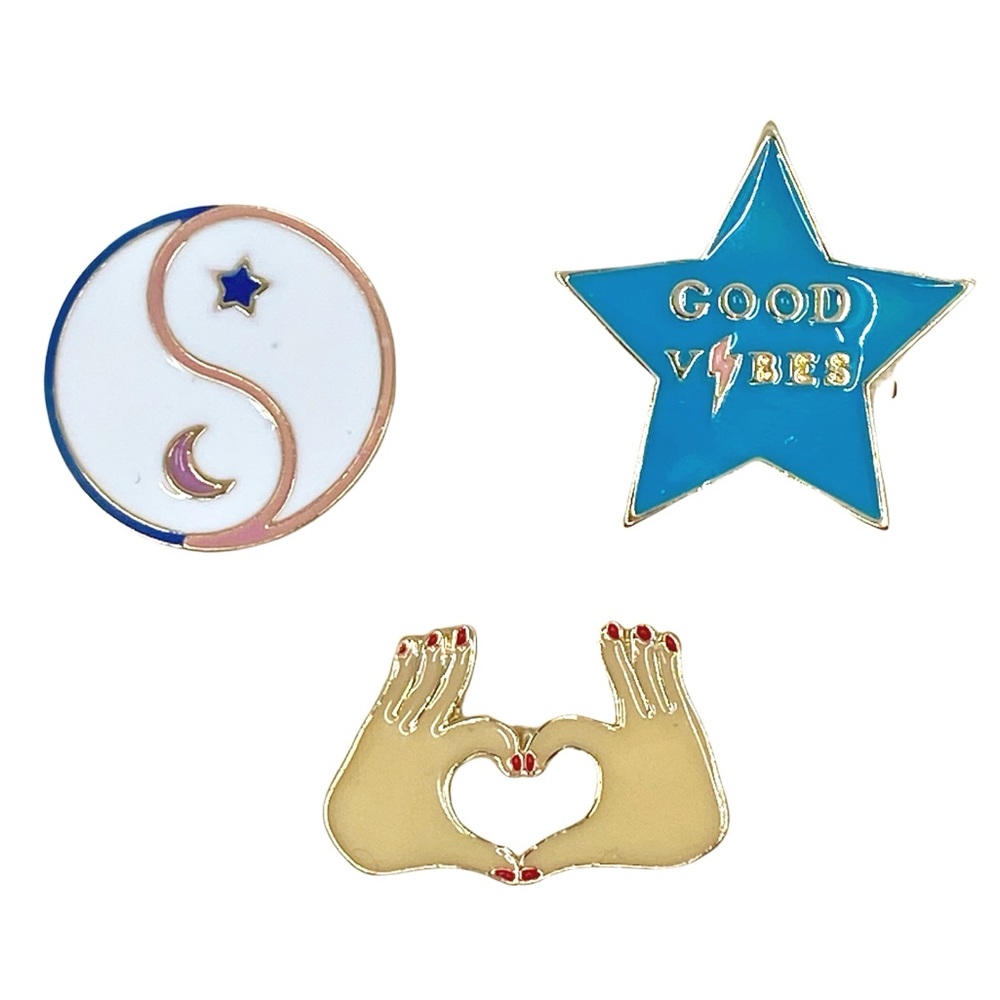 Nordstrom BP Good Vibes Decorative Pins